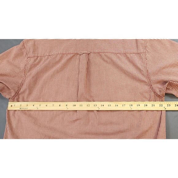 Columbia Sportswear Shirt Mens Medium Red Check Short Sleeve Button Up - Picture 4 of 12